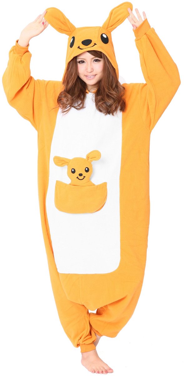 Kangoeroe Kigurumi Kostuum