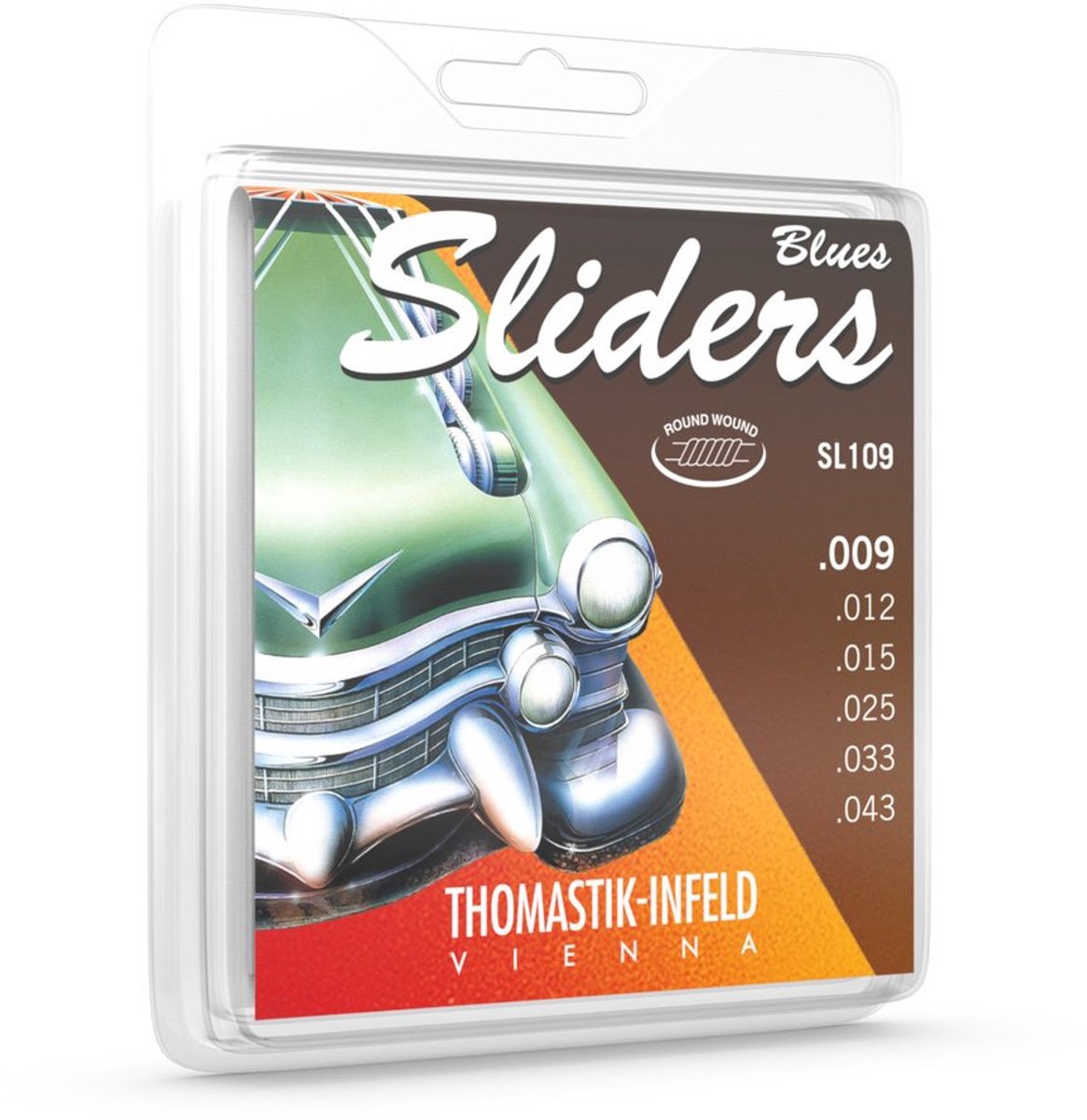 Thomastik SL109 Blues Sliders Elektrische Gitaarsnaren (9-43) Light