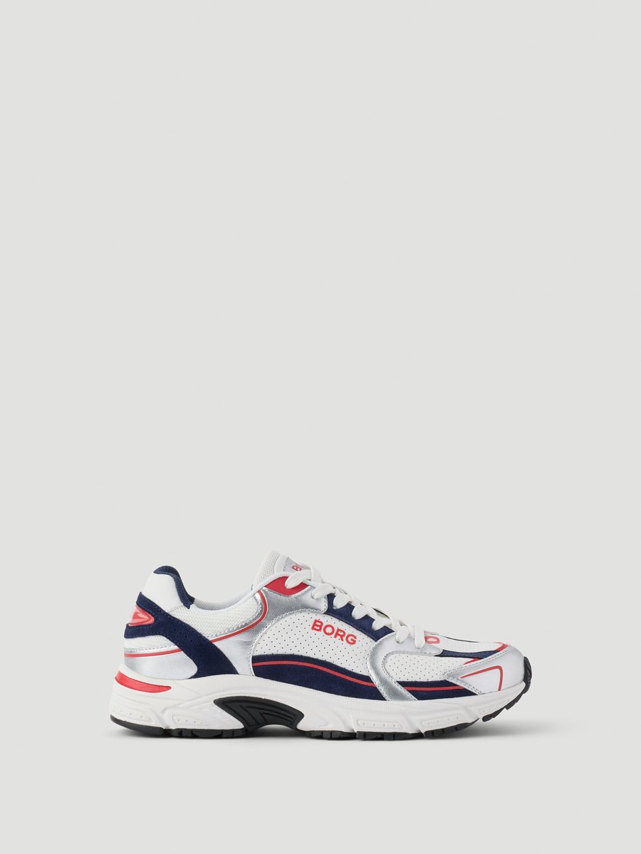 Björn Borg Alley Dames Sneaker Lage Schoen Vrouwen - Donkerblauw/Wit - Maat 41