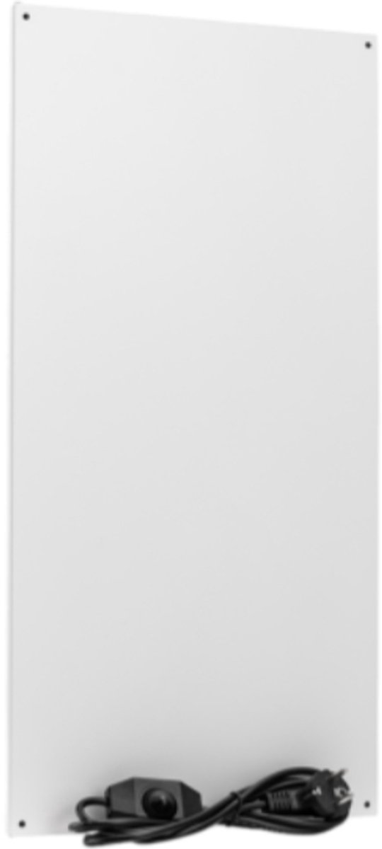 Comfort Heating Deskscreen - Infrarood verwarmingspaneel 90W - Dimbaar – 60x30 cm - Wit - Voor montage onder het bureau