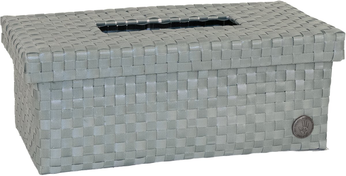 Tissuehouder - Tissuebox - Tissuedoos - Zakdoekdoos - Met deksel - Handed By - lichtgroen - eucalyptus