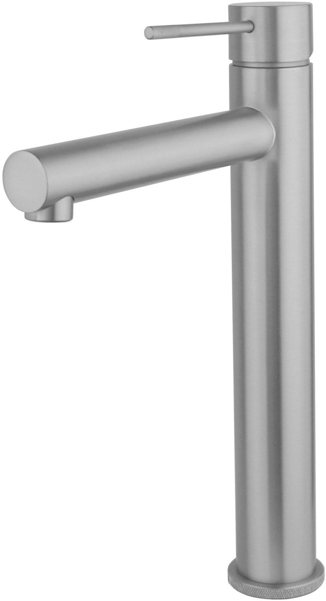 Wastafelmengkraan Sanitado Industry Solution met vaste uitloop in RVS