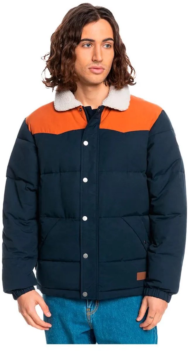 Quiksilver The Puffer Jas L Man Marineblauw