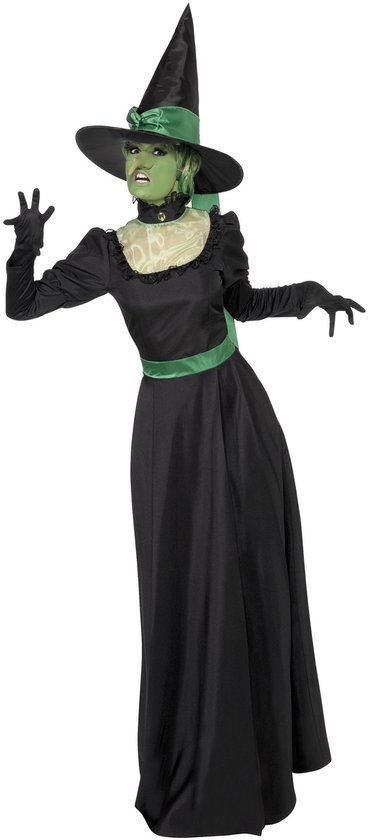 "Verkleedkostuum voor dames heks Halloween kleding - Verkleedkleding - Small"