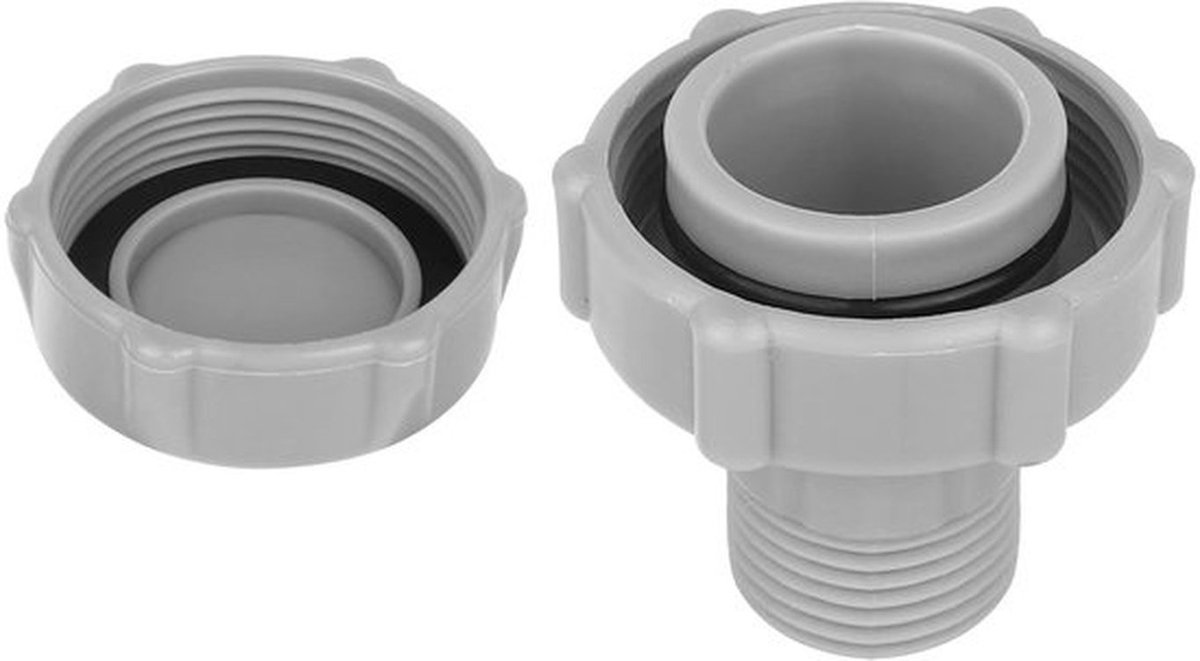 Afvoerklepdeksel Kunststof Lekvrij - Connector - Afdichtingsring - Bovengrondse Zwembaden - 5x1,6 cm - Betrouwbare Materialen - Afvoerklep
