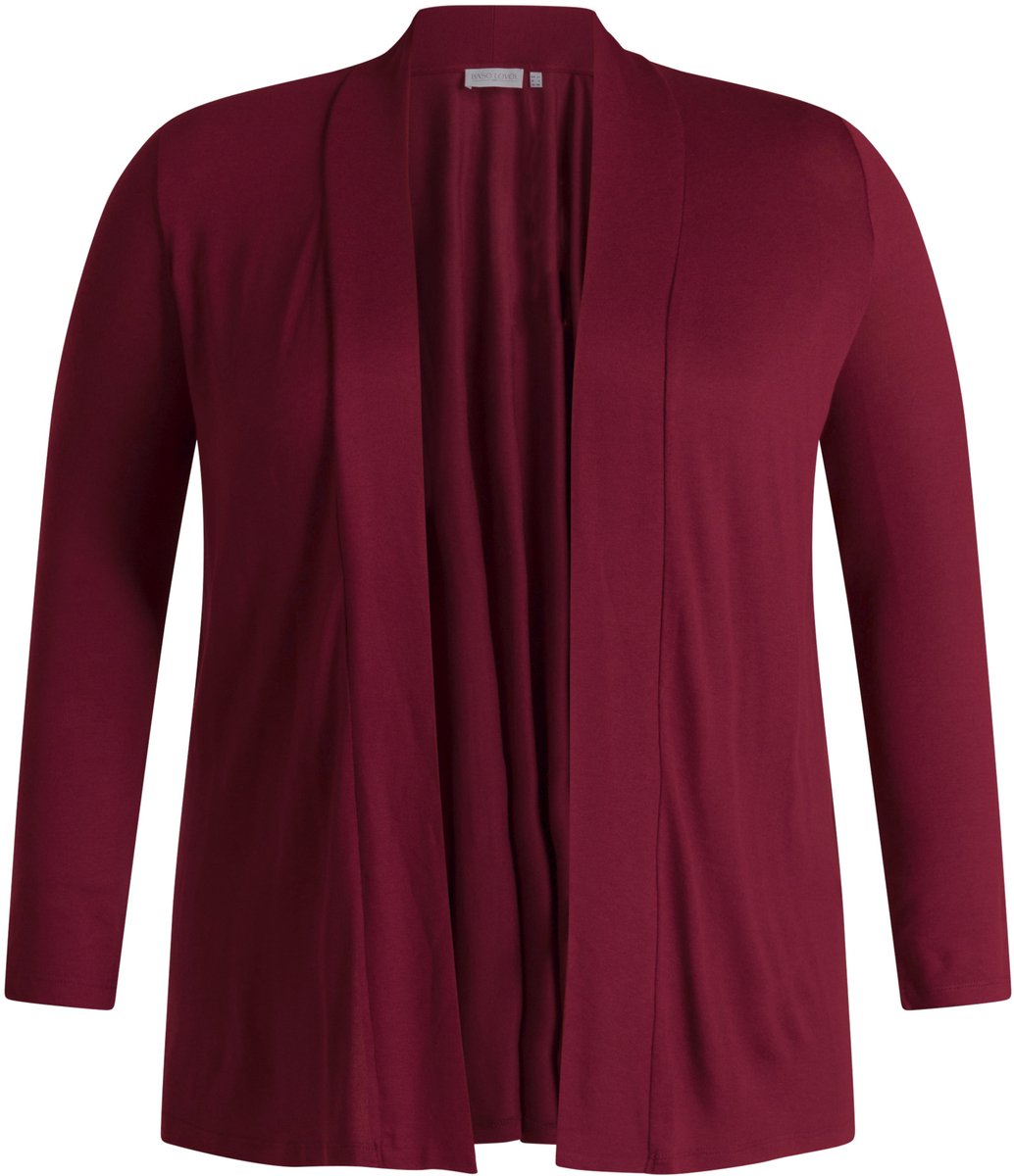 BASE LEVEL CURVY Ayla Vest - Wine Red - maat 1(48)