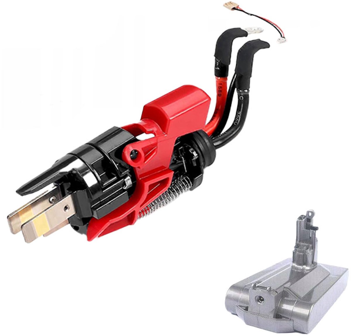 Rosfix Trekker Schakelaar Vervanging - Versterkte Constructie - 14 cm, Kunststof/Metaal - Geschikt voor Dyson