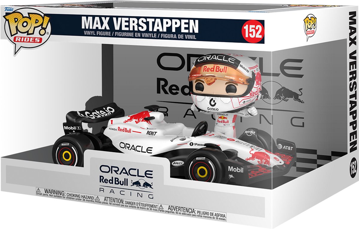FUNKO POP RIDES SUPDLX: RB- VERSTAPPEN (WHITE)
