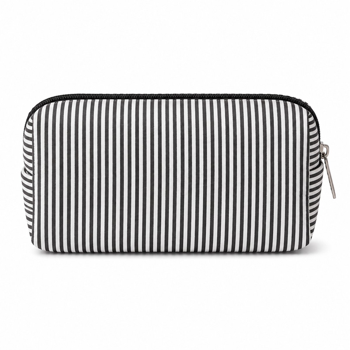 Ulisem - Pennenetui - Klein Etui voor Pennen & Potloden - Gestreepte Pennenzak voor Dames - School, Kantoor & Reizen - Zwart
