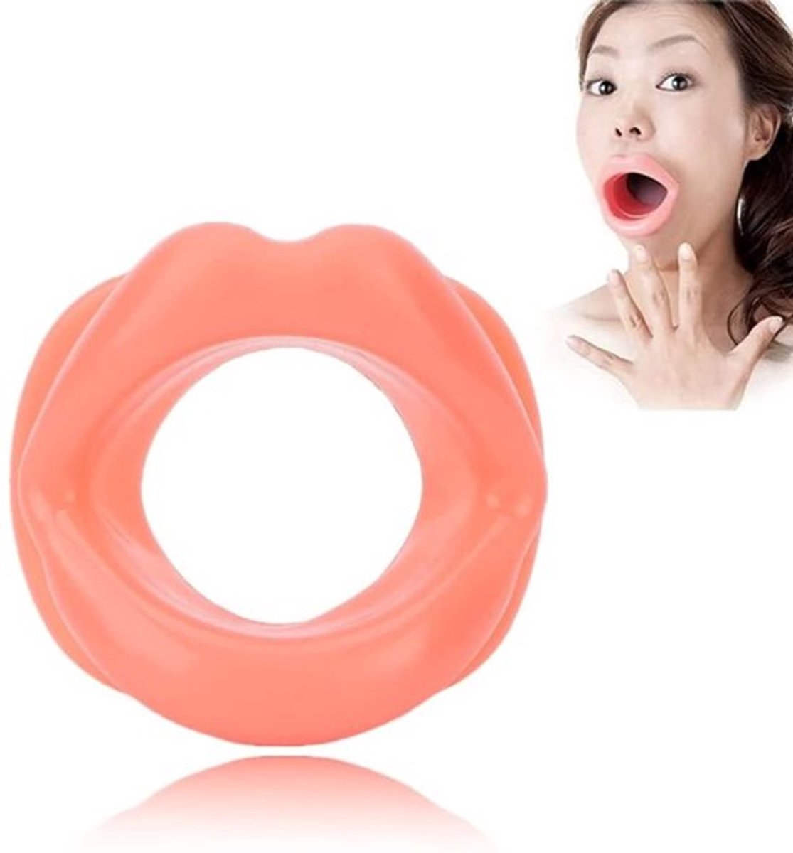 Mond Spier Massage Tool - Siliconen Gezichtsafslanker - Lip Trainer - Oefening voor Spieren - Multifunctionele Massager - Voor Slanker Gezicht - Gezichtstrainer