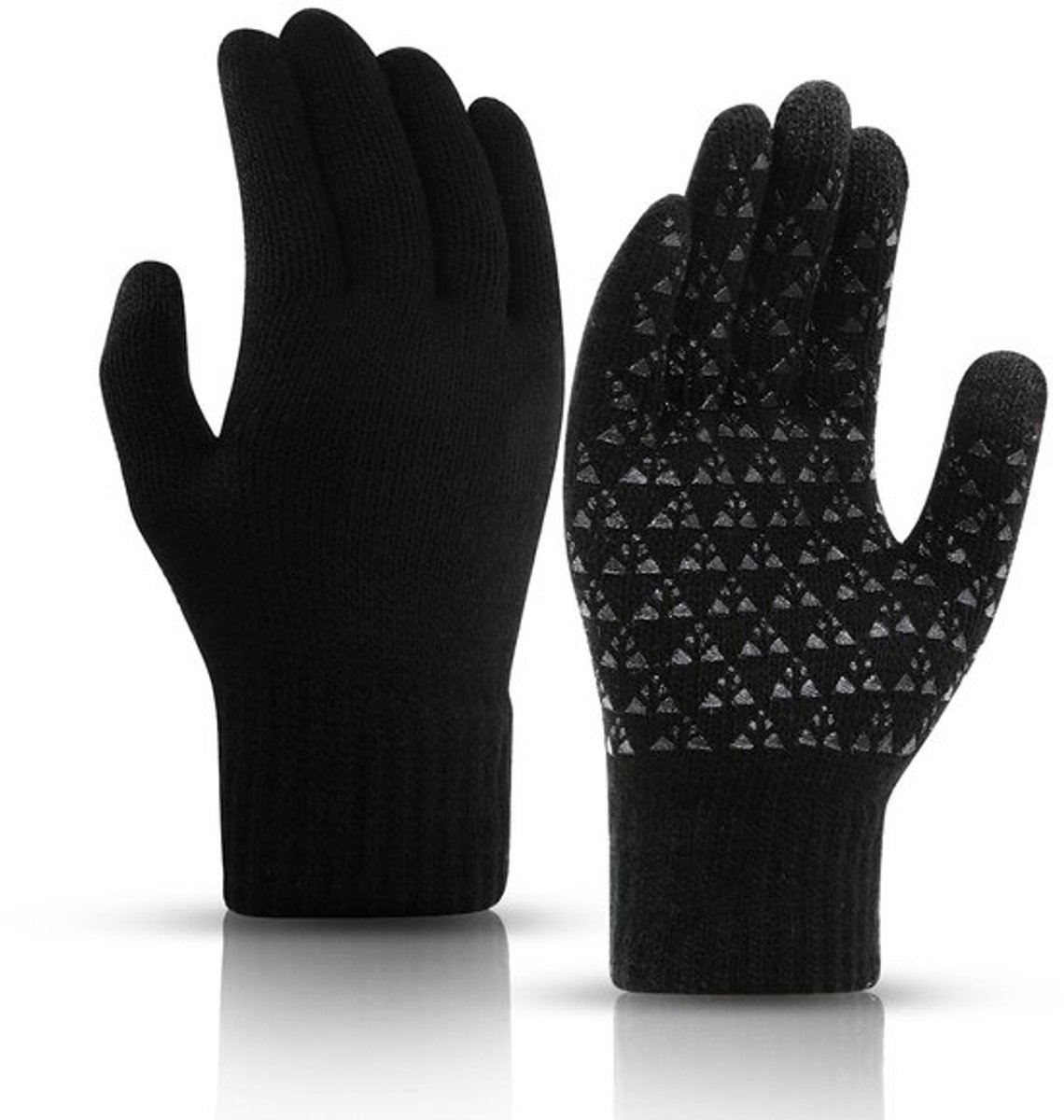 Winterhandschoenen met Touchscreen - Zachte Binnenvoering - Antislip - Zwart - Duurzaam - Perfect voor Buitenactiviteiten - Handschoenen