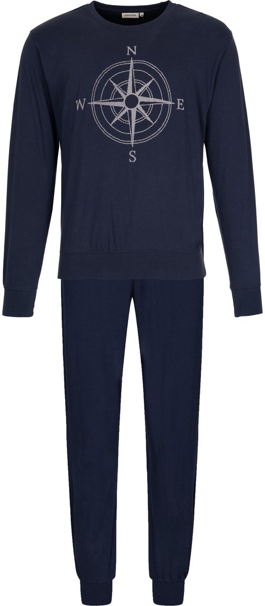 Pastunette - Cloud Navigator - Pyjama - Katoen - Blauw - Maat L
