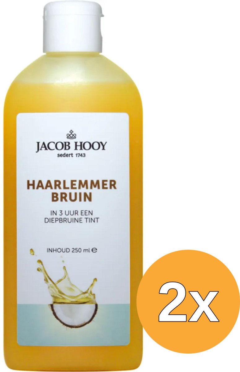 2x Jacob Hooy Haarlemmerbruin (250 ml)