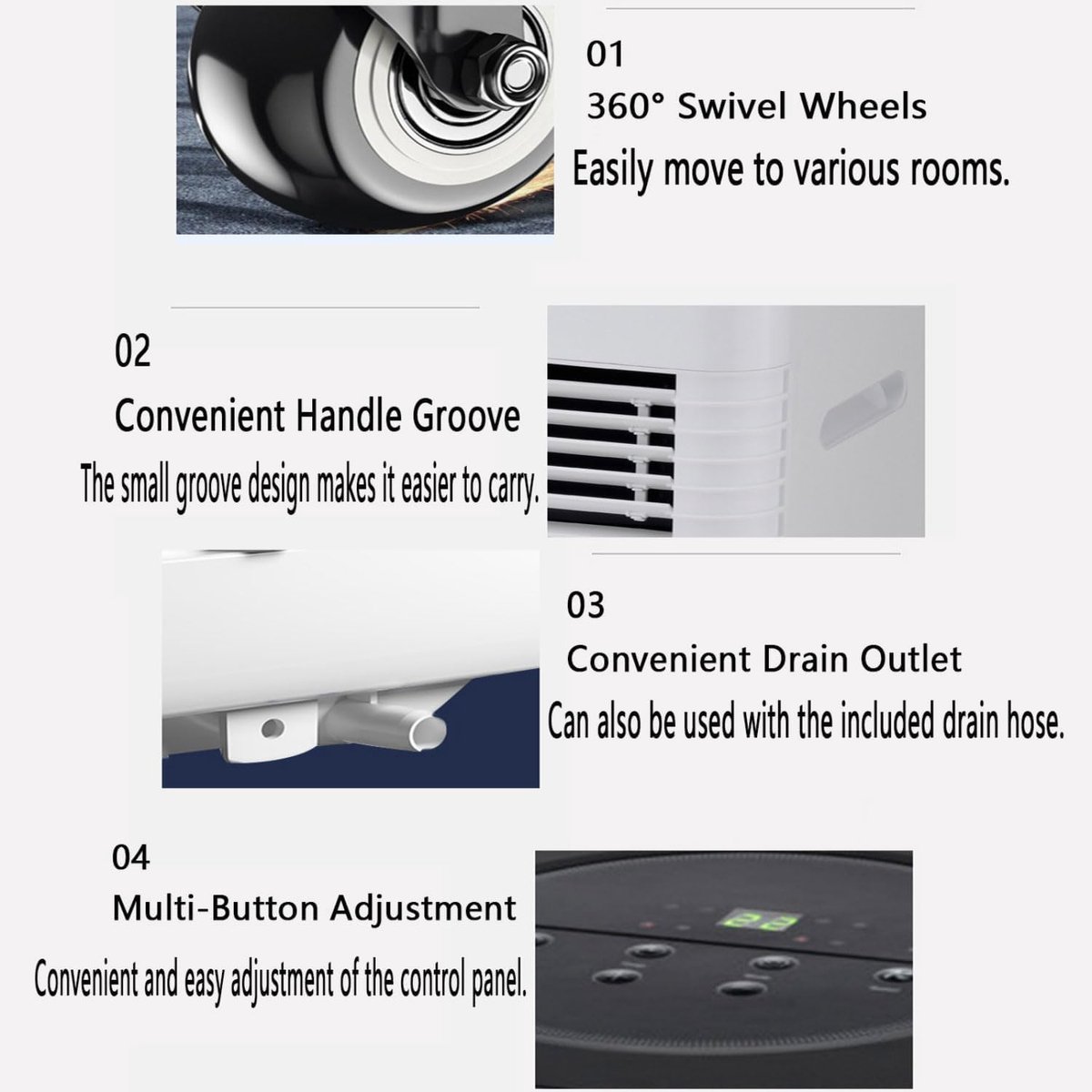KungFu buy Mobiele airco - Draagbare airconditioner thumbnail 5