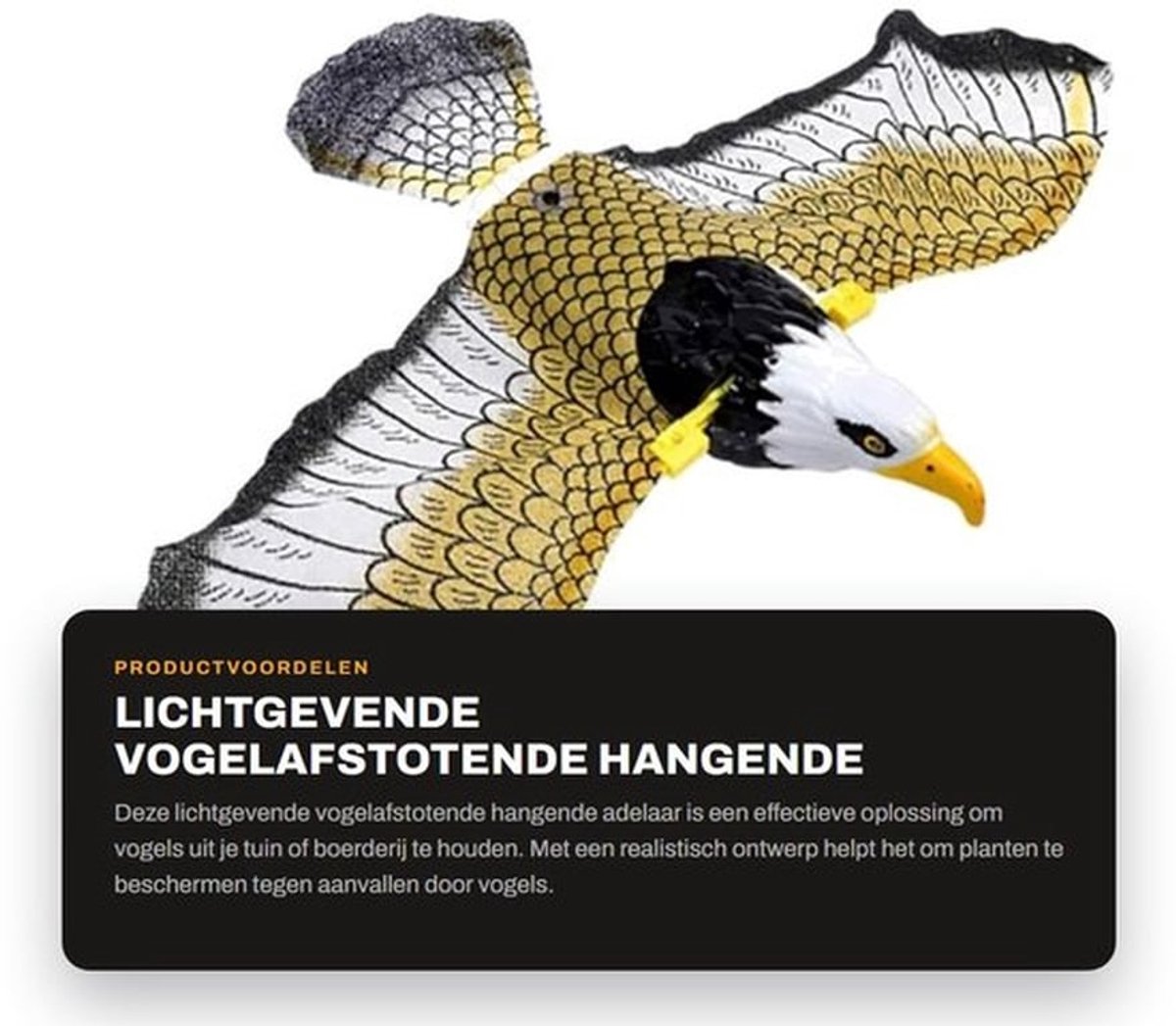 Lichtgevende Vogelafstotende Hangende Adelaar voor Tuin