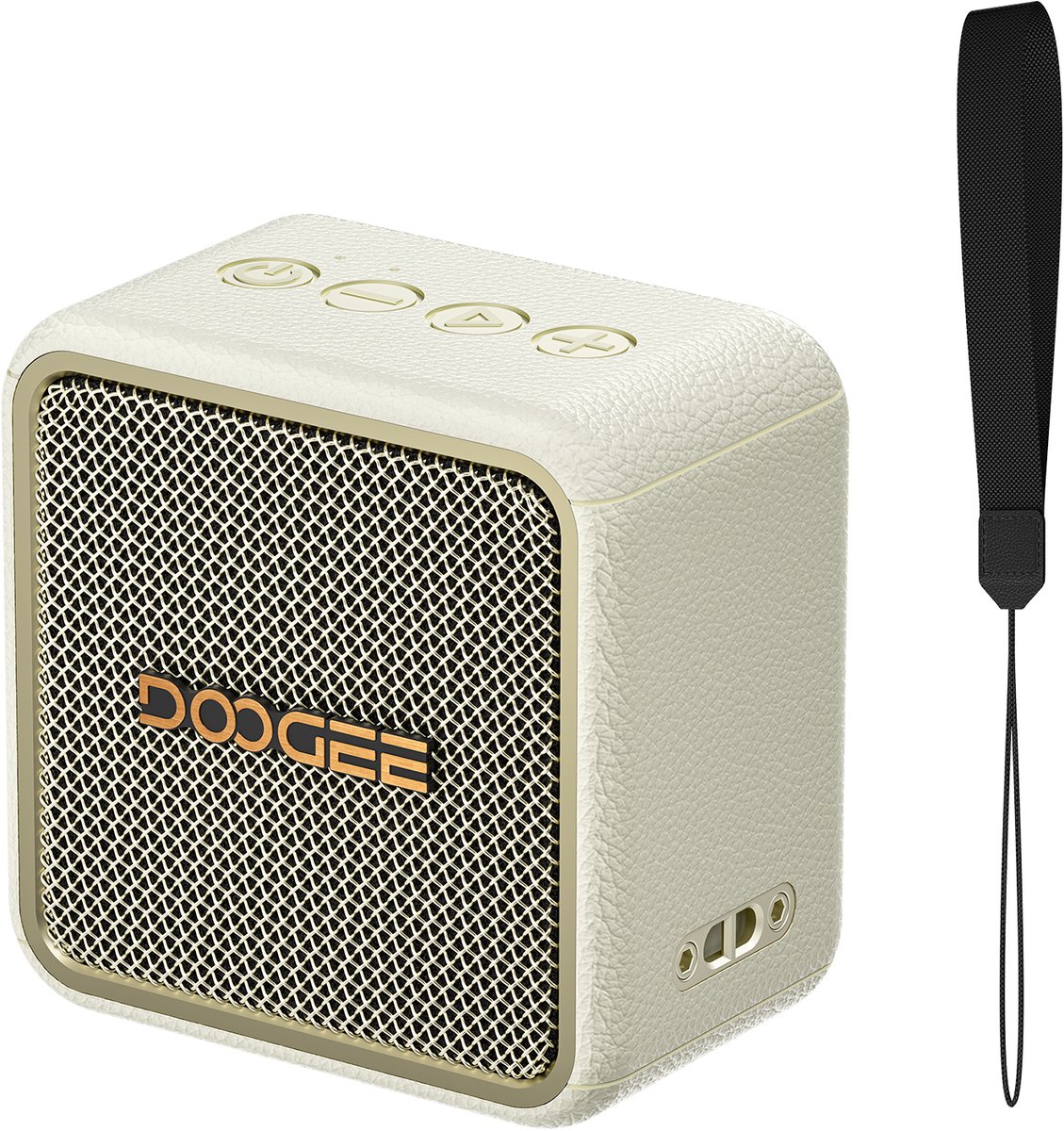 DOOGEE Field Pulse - Draagbare Bluetooth Speaker - 20W Vermogen - 16 Uur Speeltijd - Waterdicht IP67 - Beige