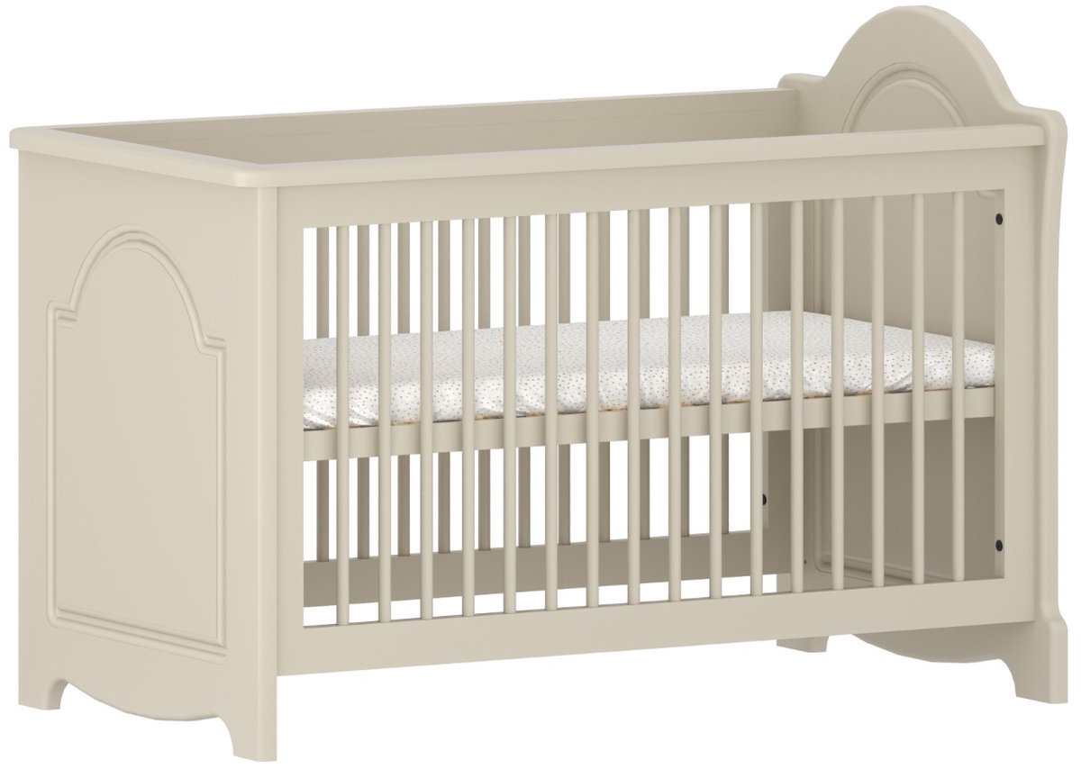 Born Lucky Lille Babykamer 2-Delig – Ledikant 60x120 cm en Commode – Clay – Moderne Babykamer – foto 6