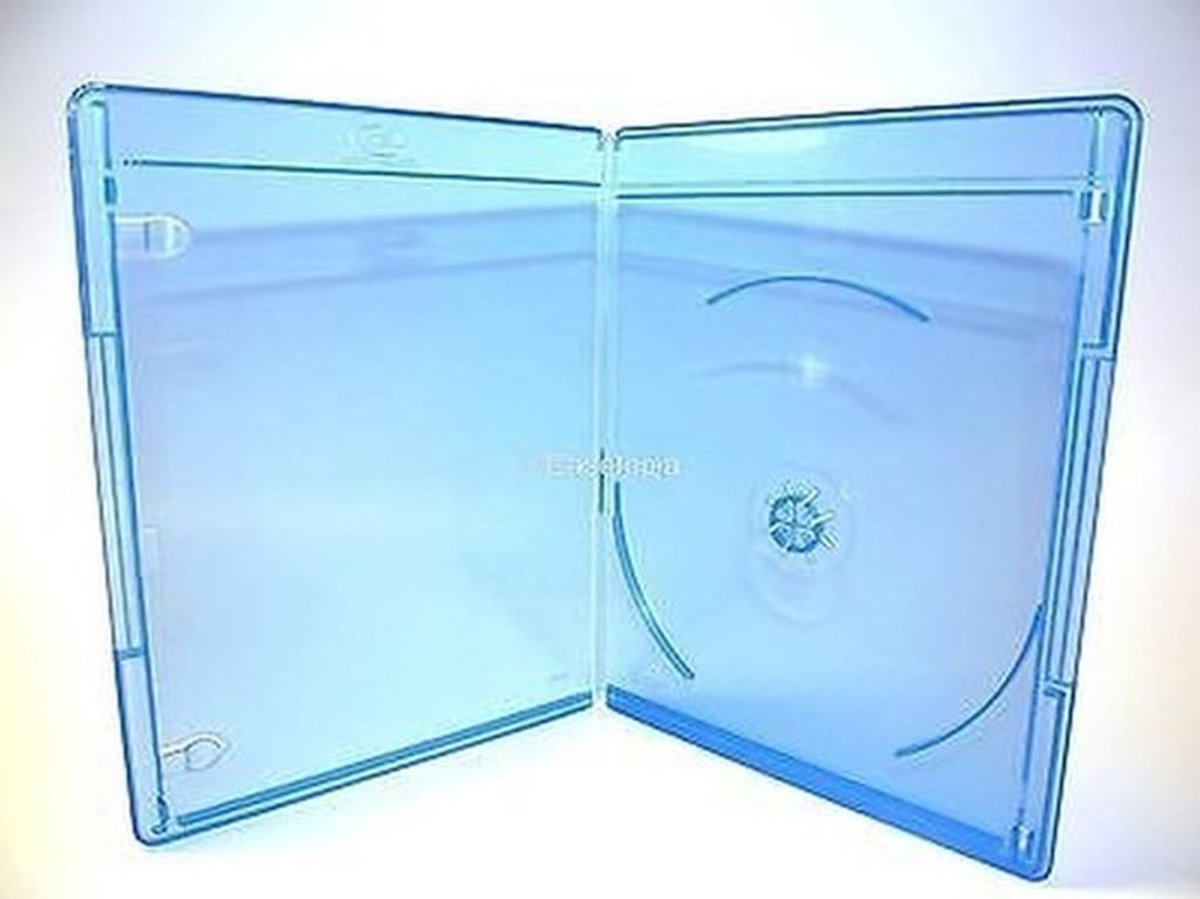 Blu-ray Doos - Robuuste PP Kunststof - Slim 6mm - Transparante Buitenhoes - Voor 1 Disc - Officiële Opbergdoos - 172 x 135 mm - Filmdoos