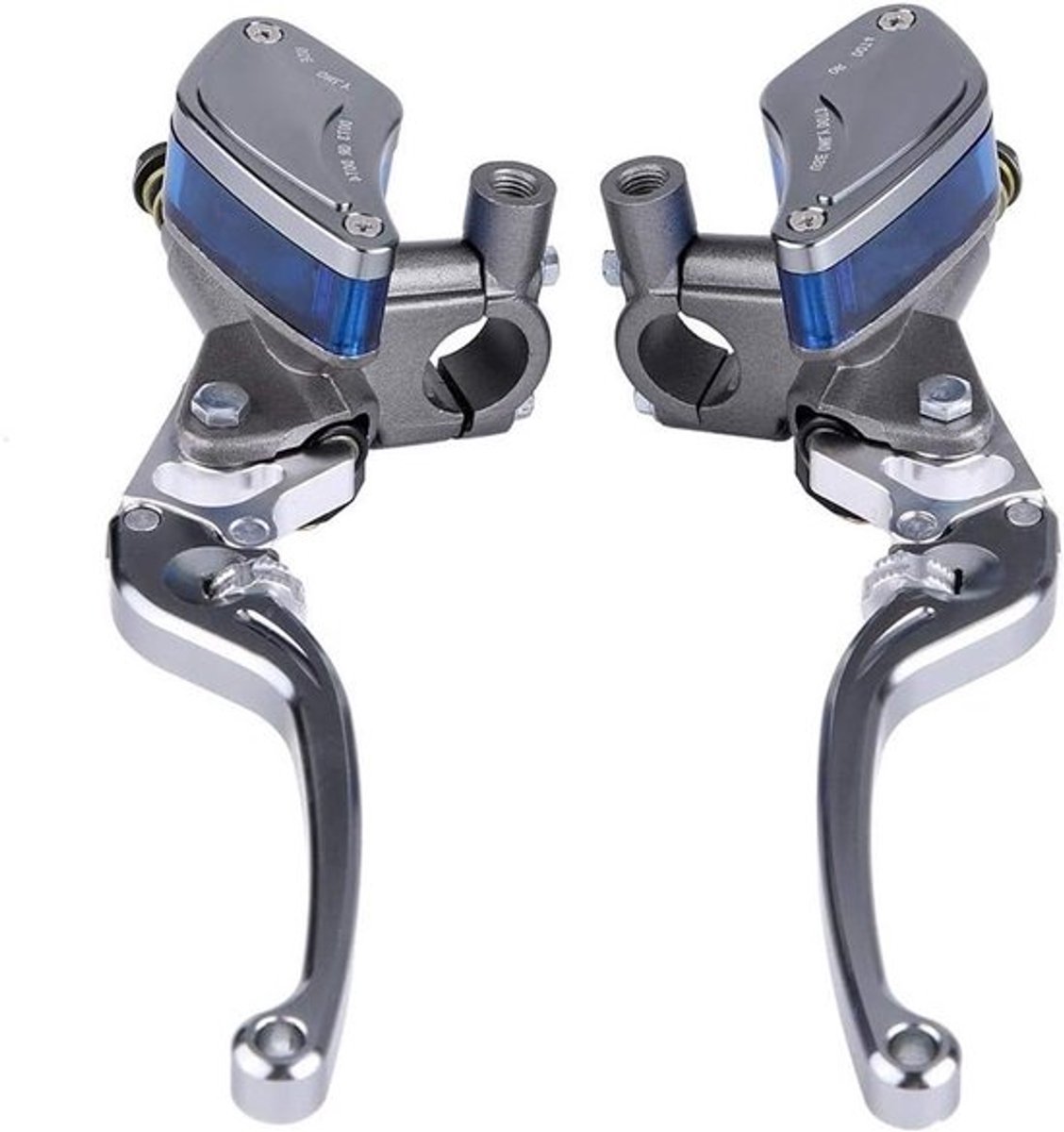 Hydraulische Koppeling Master Cilinder 22mm voor Motorfiets - Verstelbare Rempomp en Koppeling Lever, CNC Ontwerp