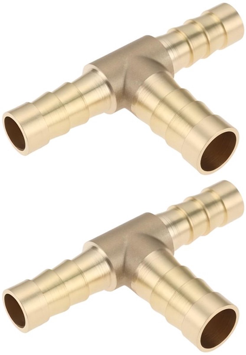 Barb Vermindering 8mm/10mm - T Stuk - Slang Koppeling - Voor Lucht/Water/Brandstof - Eenvoudige Installatie - 50mm Lengte
