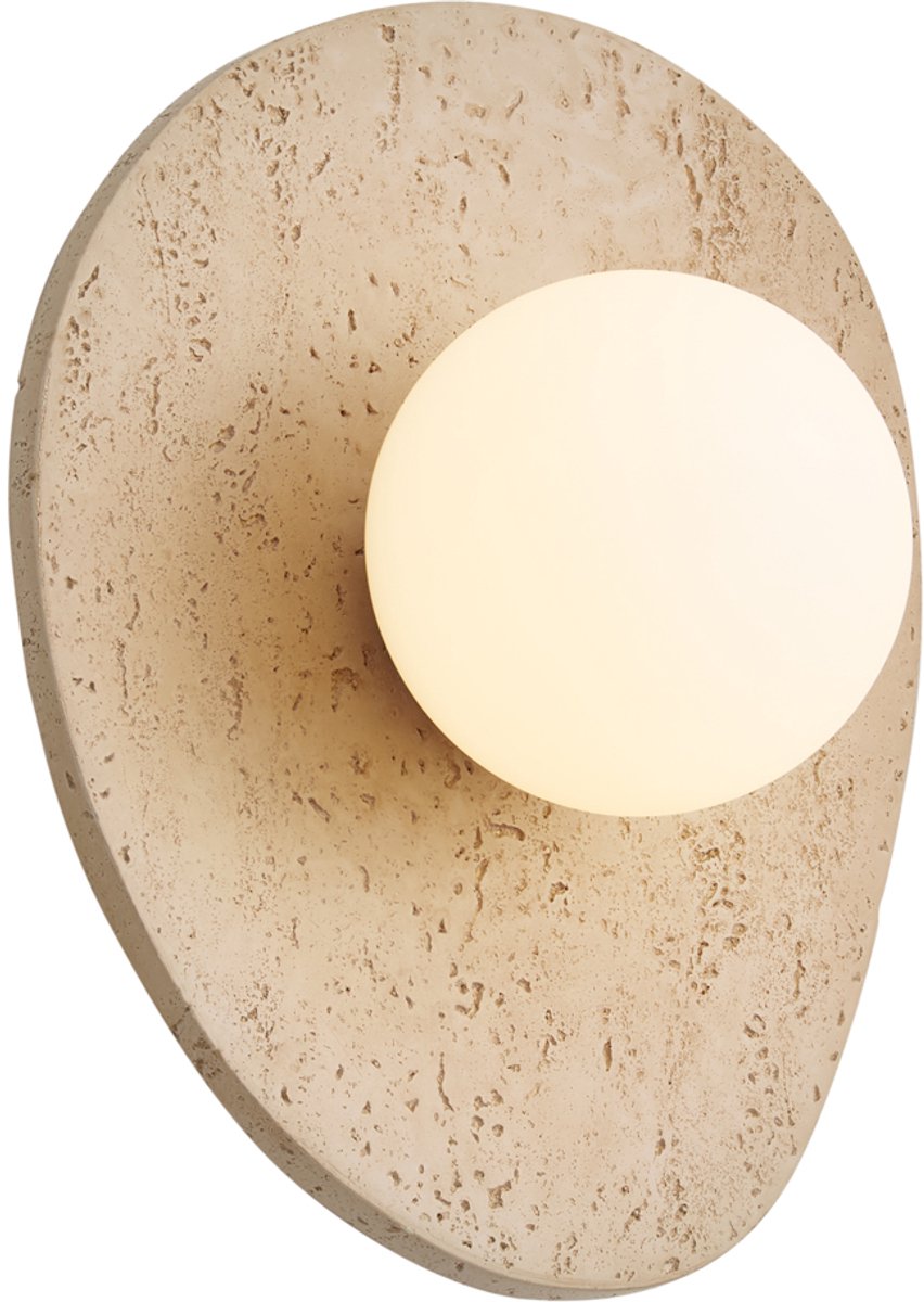 Qazqa japandi wandlamp - Josie - naturel, max. 8W, geschikt voor led, 25cm, ideaal als hal en woonkamer lamp