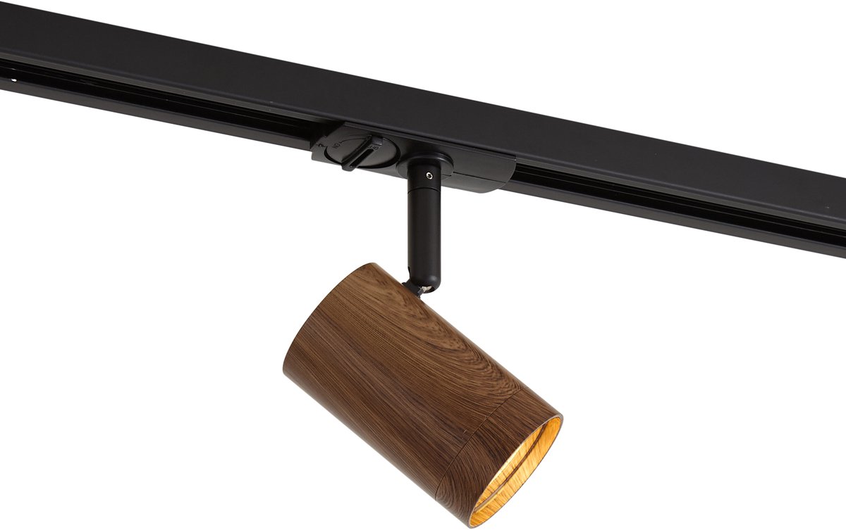 Qazqa moderne railsysteem verlichting, railverlichting - Iconic Jeana - zwart, 11cm, ideaal als lamp woonkamer