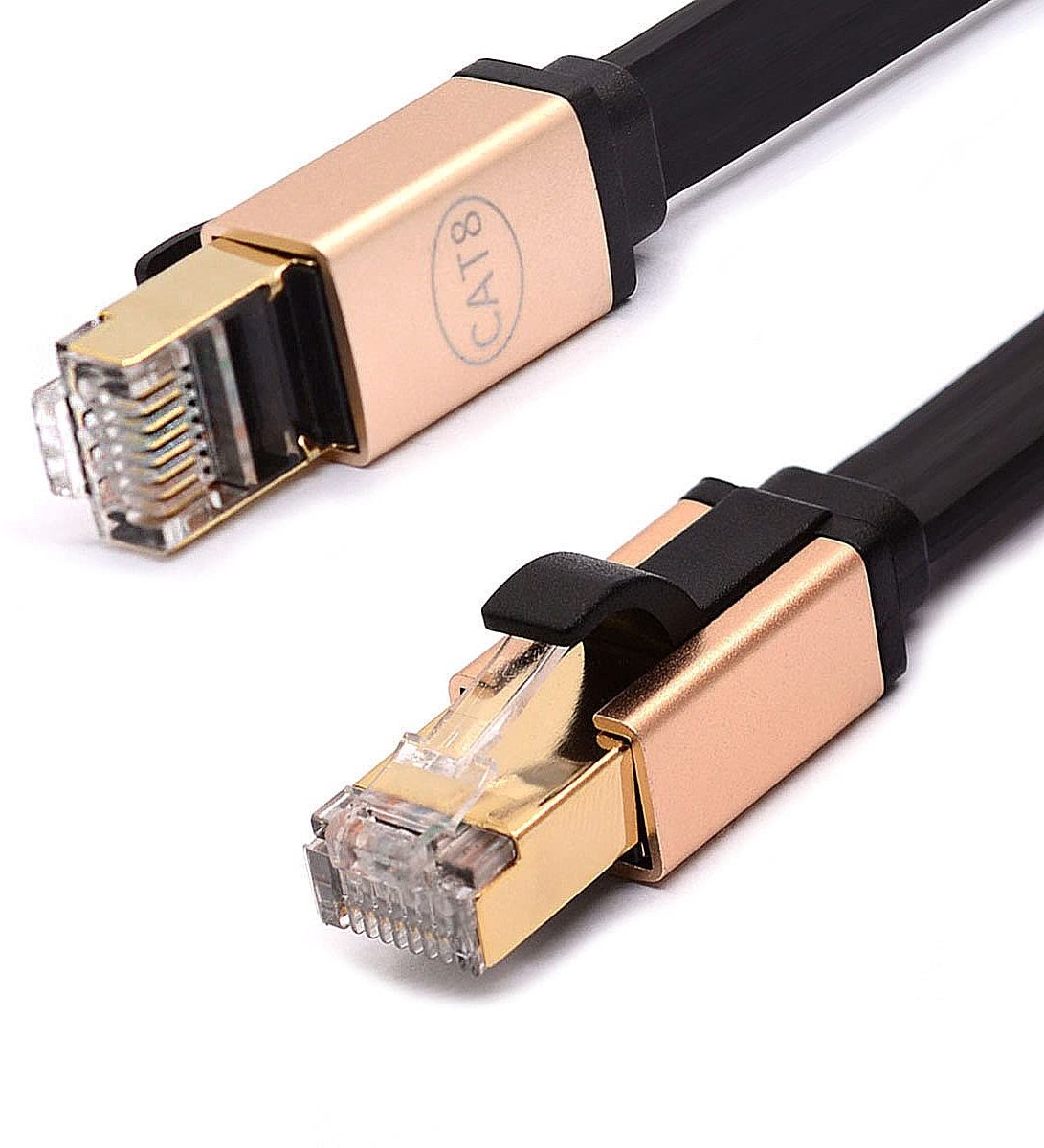 Solidchoice - Cat8 Ethernet Kabel 2M voor Hoge Snelheid Internetverbinding