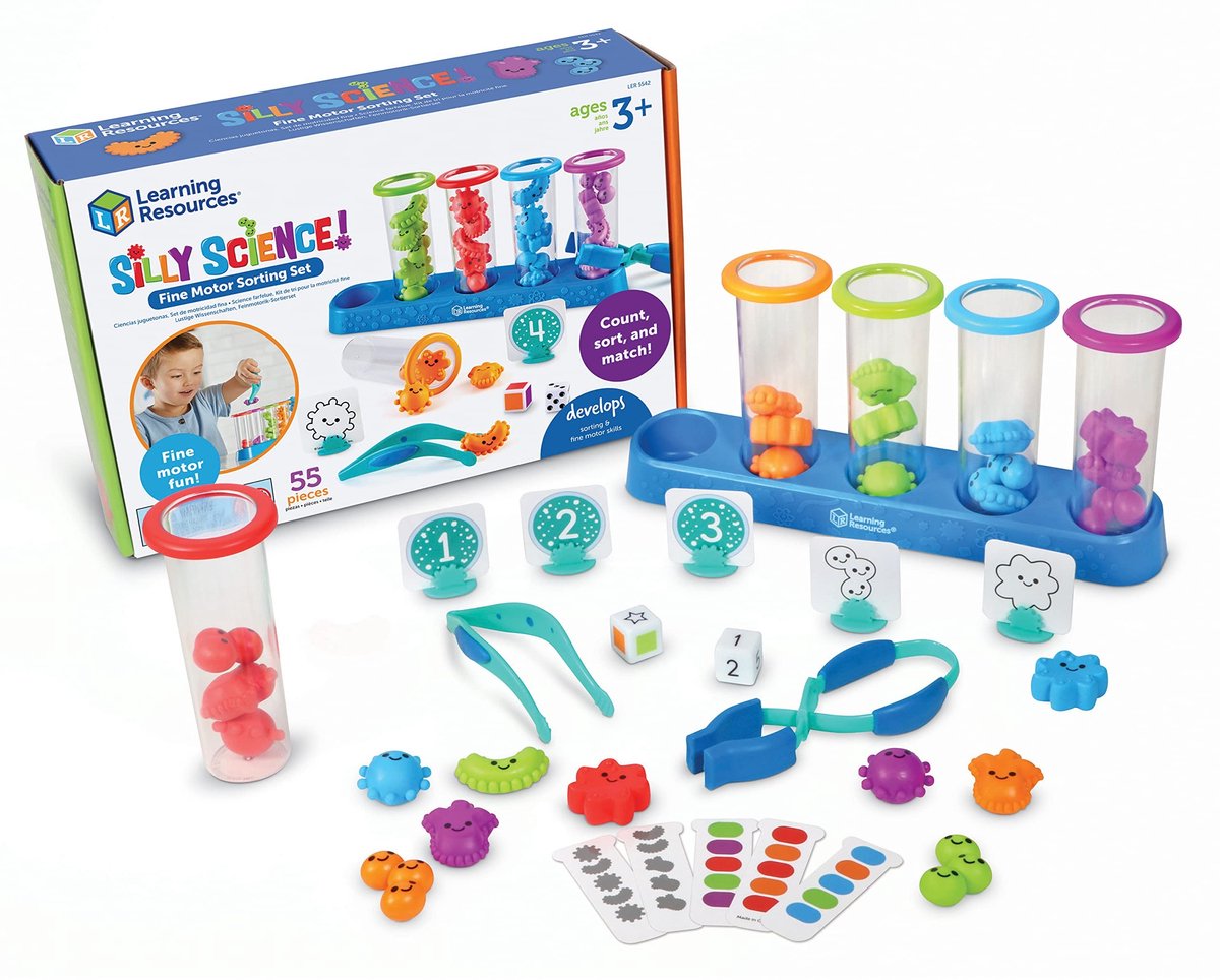 Solidchoice - Silly Science Fijne Motoriek Sorteringsset 55-Delig