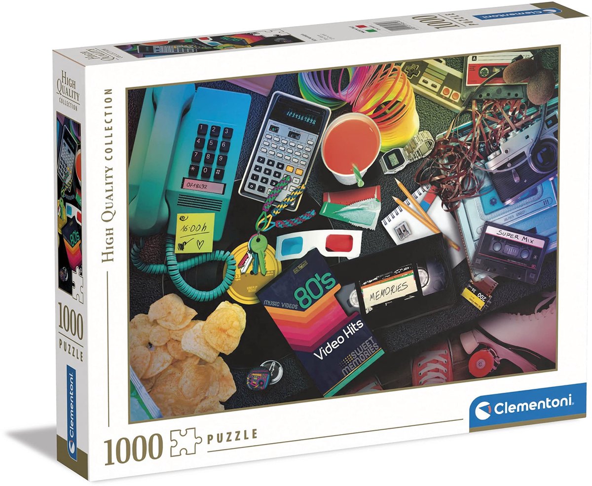 Solidchoice - Vintage Puzzel van 1000 Stukken in 80s Nostalgia Thema