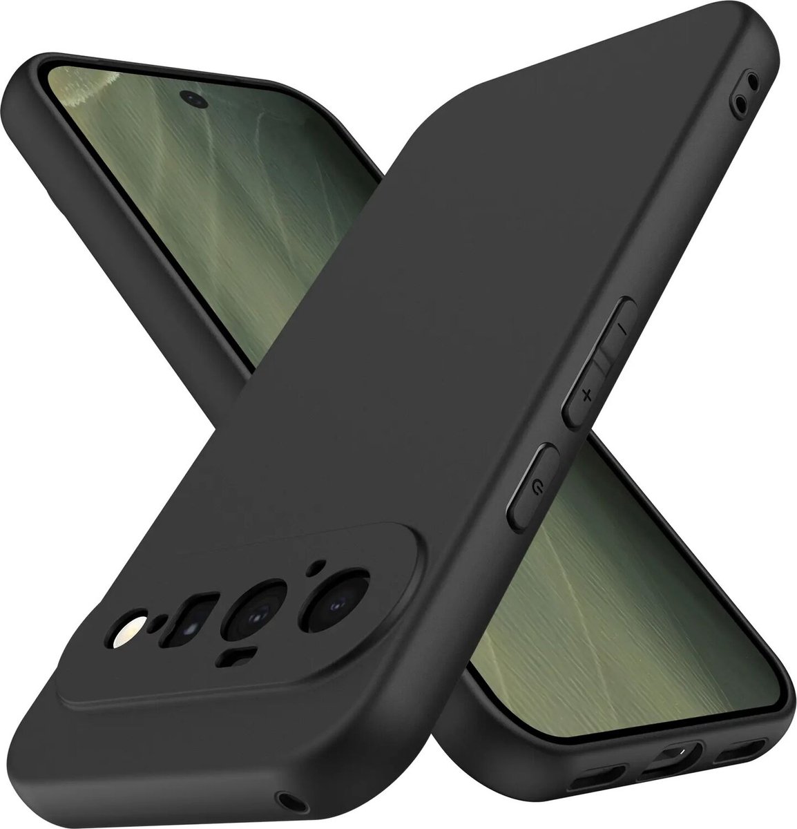 Zwart TPU Hoesje Geschikt voor Google Pixel 11 (Pro) - Back Cover Case - Lichtgewicht - Ultra Dun - Flexibel - Zacht