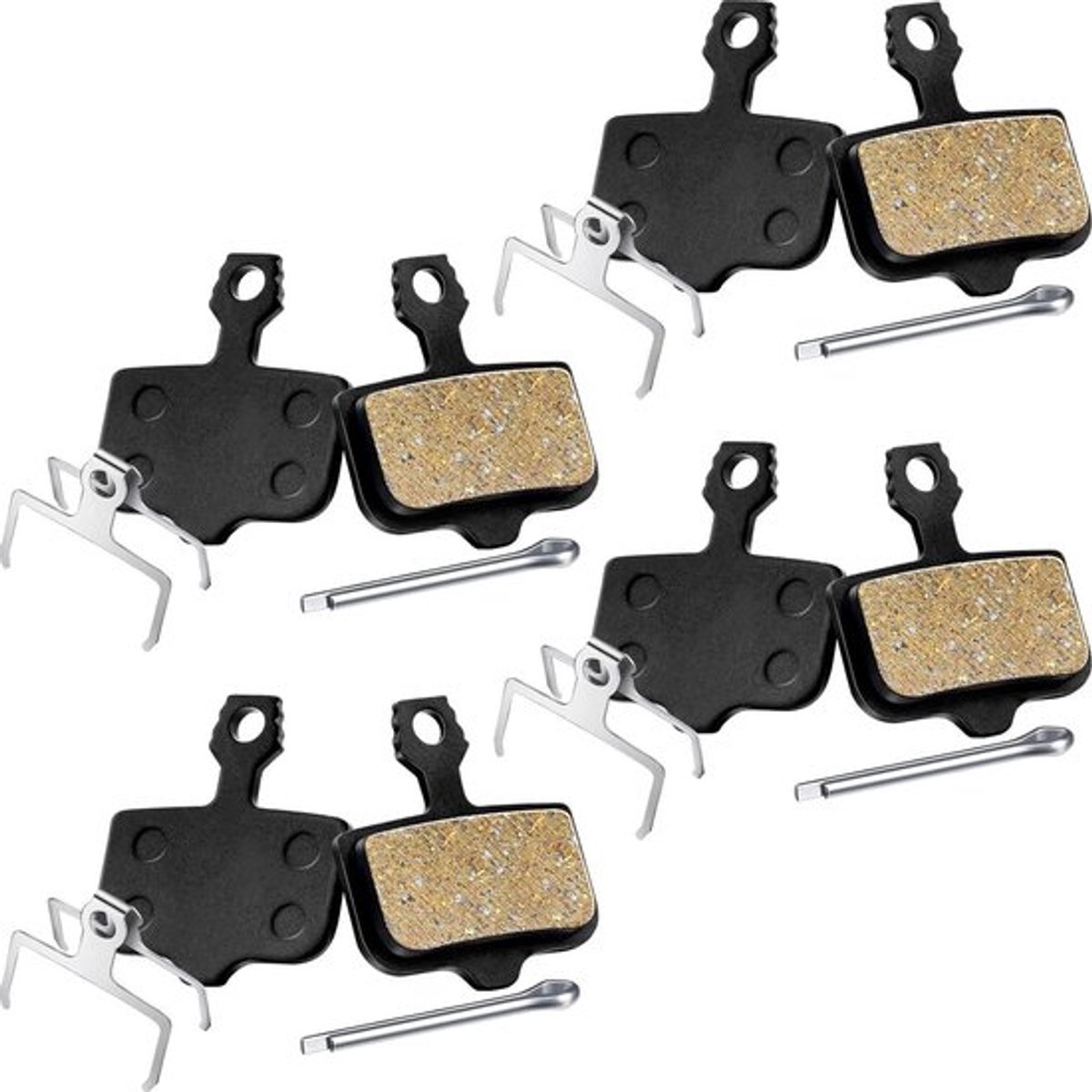 Bicycle Disc Brake Pads voor Avid Elixir en Sram XO XX X7 X9 - 4 Paar Remblokken van Hars voor Betrouwbare Remprestaties