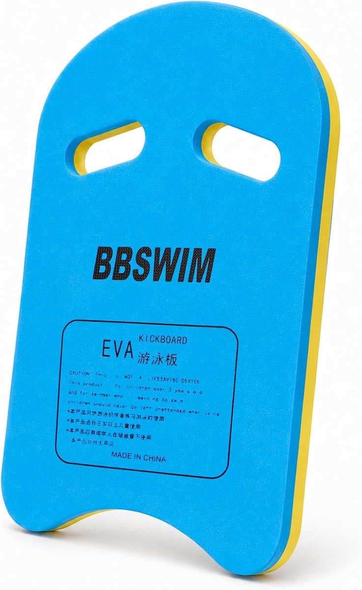 EVA-zwemplank - Blauw - 28,5 x 45 cm - Lichtgewicht Kickboard voor Training en Aquafitness