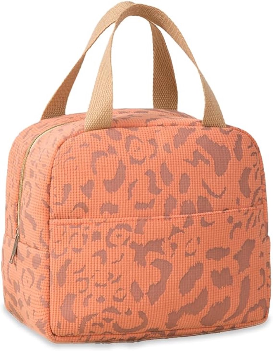 Lunchtas - Koeltas - Grote Capaciteit Dubbele Isolatie Lunchtas - Draagbaar voor Kantoor Fitness Picknick - Robuust en Compact Polyester - Oranje Kleur
