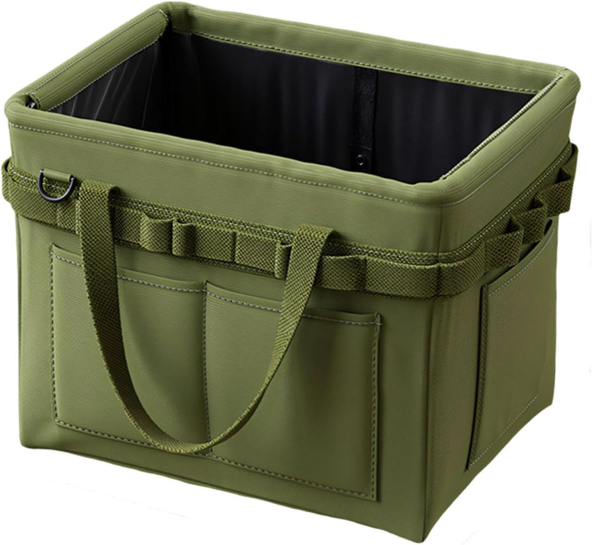 Casalora® Gereedschapstas – Groen – Opvouwbare Gereedschap Organizer van Versterkt Oxford – Draagbare Tool Bag met Zijvakken en Verstevigde Handgrepen – Voor Monteurs, Klussers en Technici