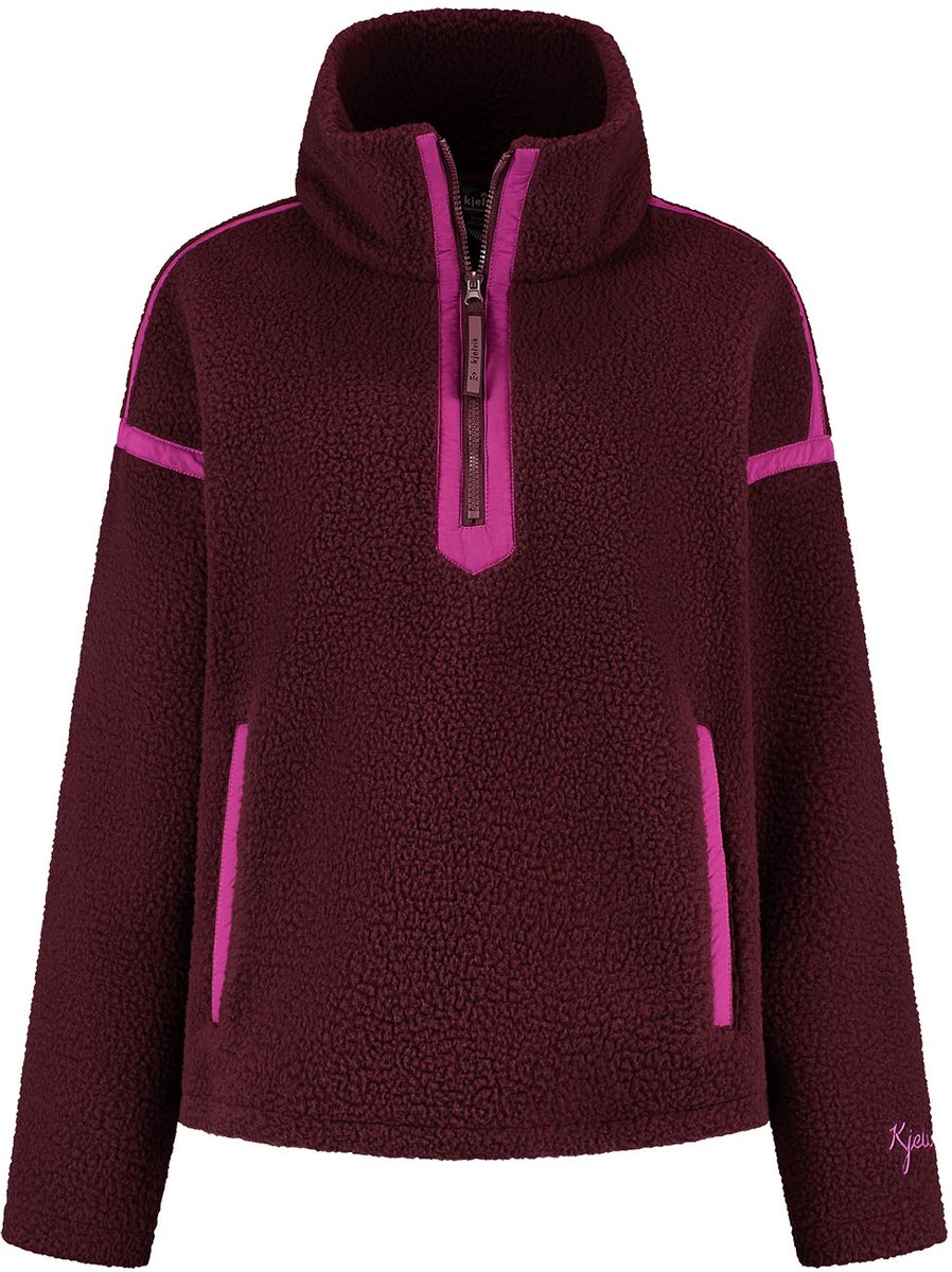 Kjelvik Jana Dames Outdoortrui Donker Rood