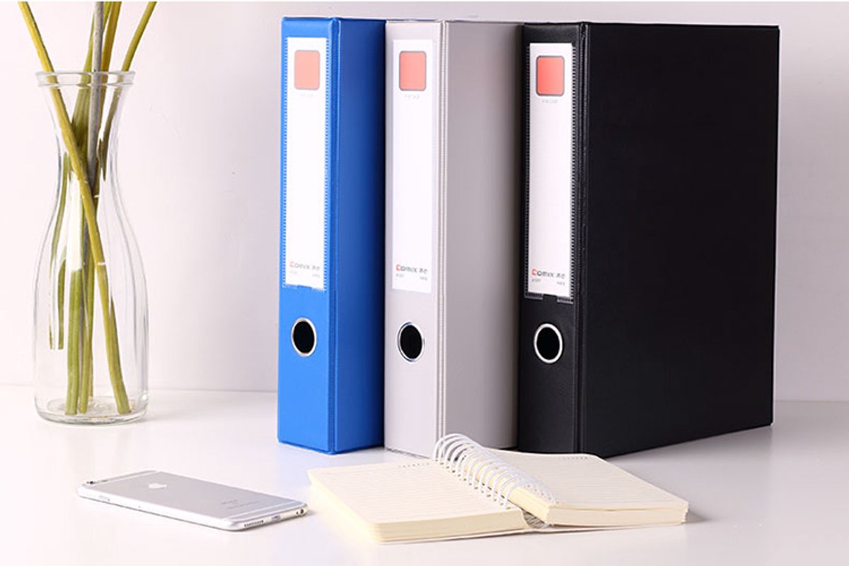 Documentenbox met magneetsluiting A1296 A4, Grijs