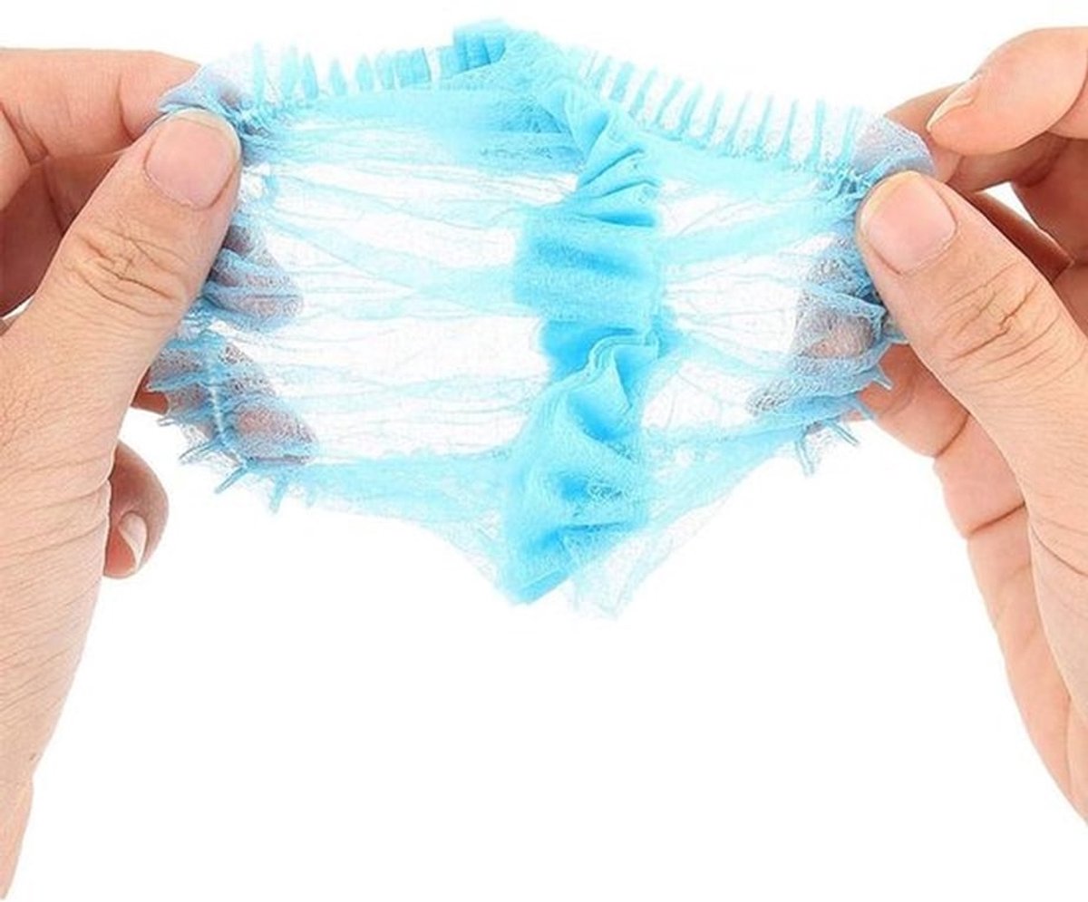 Bouffantdoppen 20 Stuks - Wegwerp Haarnetjes - Anti-Stofbescherming - Hoofdbedekking - Ademend Vliesstof - Elastische Band - Haarnet