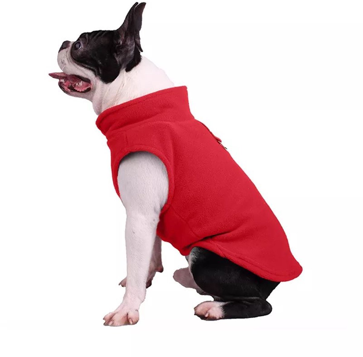 Fleece hondentrui met lus - Grijs, XL