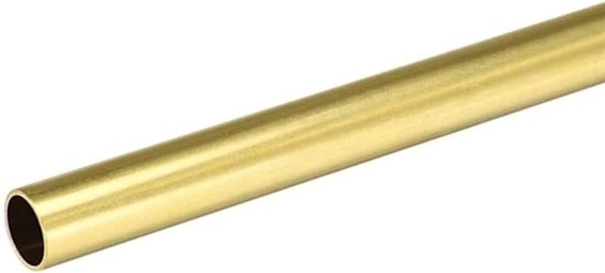 - Koperen buis - Messing - Naadloos - Ronde vorm - Pijp - Geschikt voor diverse toepassingen - H65 koper - 100mm lengte - 11mm diameter - 0.2mm muurdikte.