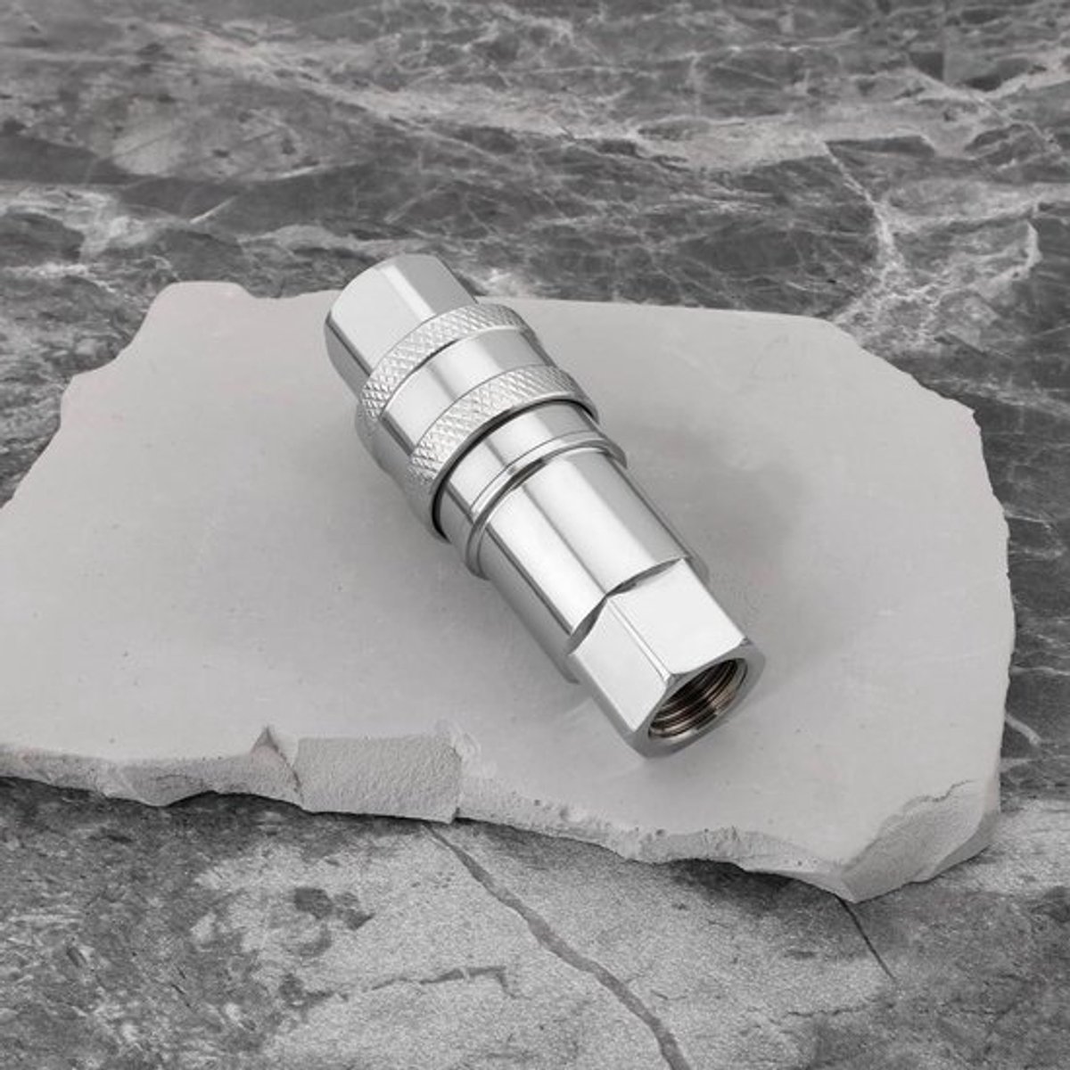 Hogedrukadapter - Hydraulische montage - Quick connect - Koolstofstaal - M14x1.5mm - Tuin - Gazon - Boerderij - Irrigatie - Geschikt voor hogedrukreiniger - Groen - 1Pc.