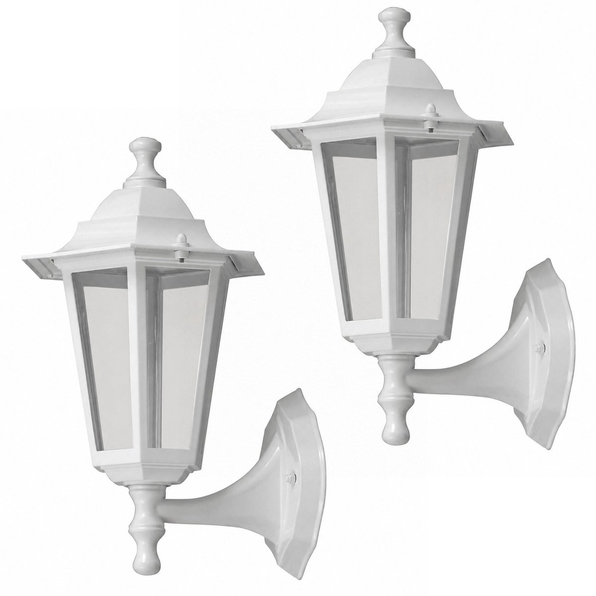 Rabalux Velence - 2 stuks Wandlamp - buitenlamp - IP43, E27, max 60W - Wit