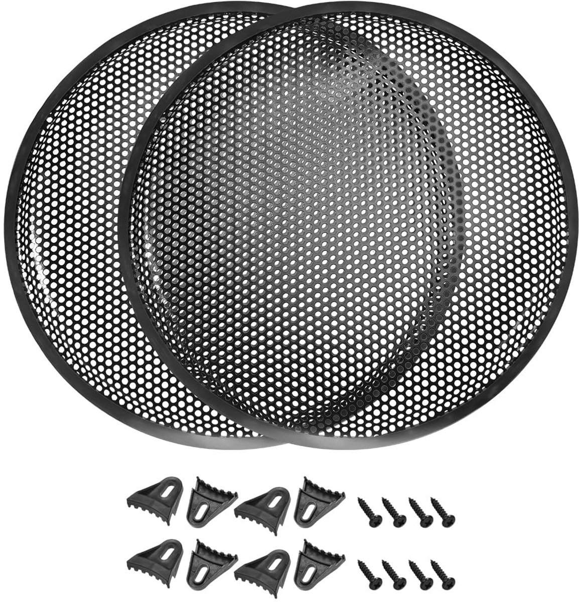 Solidchoice - Speaker Grille Mesh Beschermkap voor 15 Inch, 2 Stuks