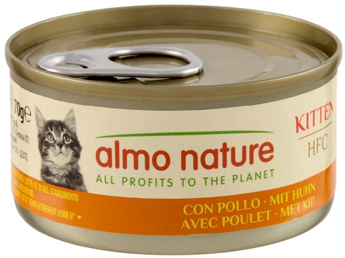 Solidchoice - Natuurlijke Kattenvoer voor Kitten met Kip 24-Pack