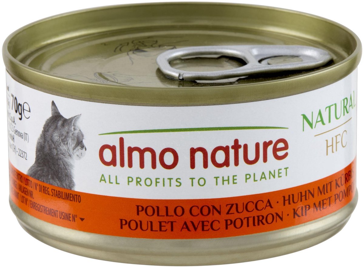Solidchoice - Natuurlijke Kattenvoeding met Kip en Pompoen - 24 Pakken van 70 g