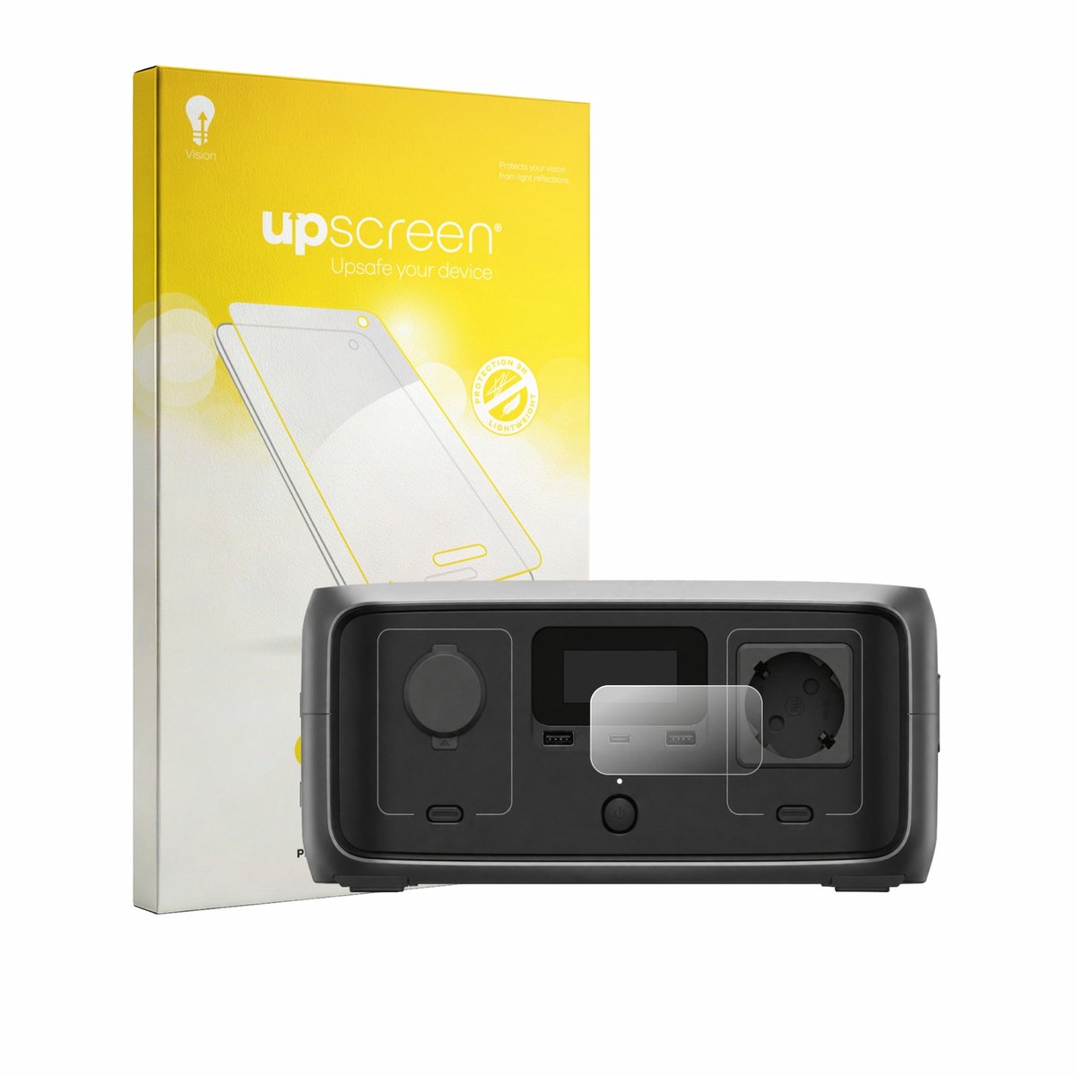upscreen - Screenprotector voor EcoFlow River 3 - Folie Beschermfolie Beschermglas matte