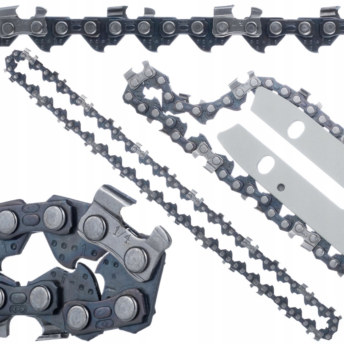 Rosfix Zaagketting Vervanging - 8"" 1/4"" 45 Tanden - Geharde Staal - Voor Hout, Takken - Geschikt voor Stihl, Makita