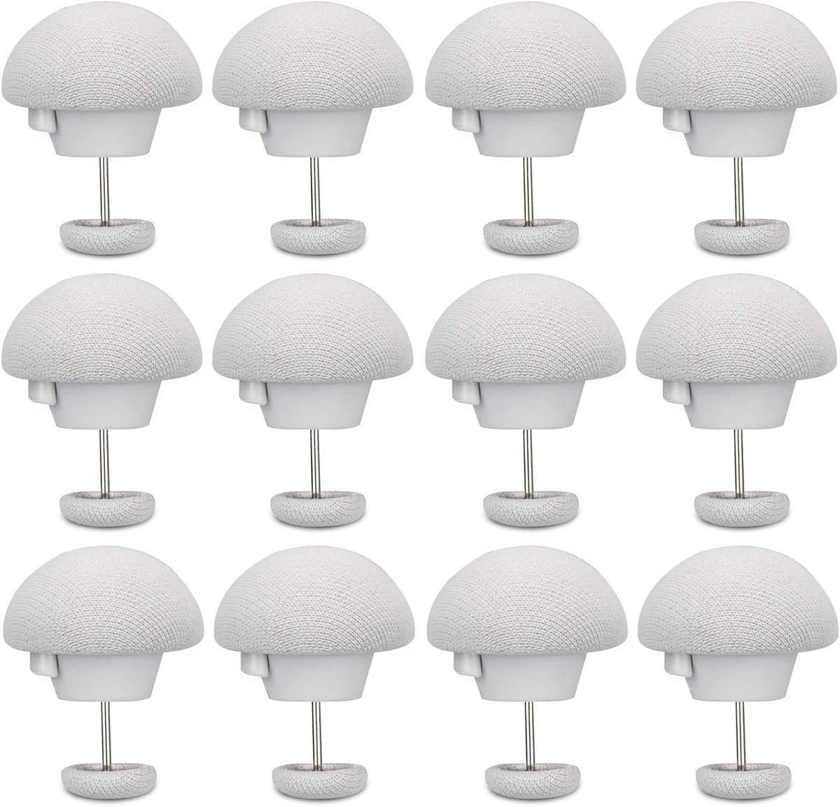 12 Stuks Dekbedklemmen Set - Grijs Dekbedclips voor Binnenhoes - Houdt Dekbed en Hoes Perfect op Hun Plaats