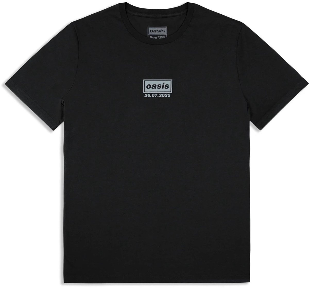 Oasis - London 26 July Event Heren Tshirt - 2XL - Zwart