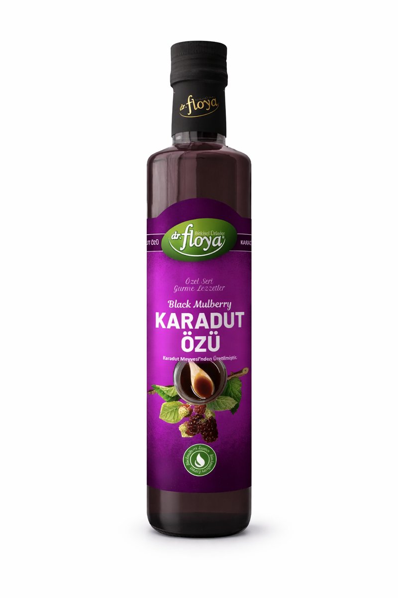 Dr. Floya Zwarte Moerbei Extract 700 ml – Geconcentreerd Vruchtenextract