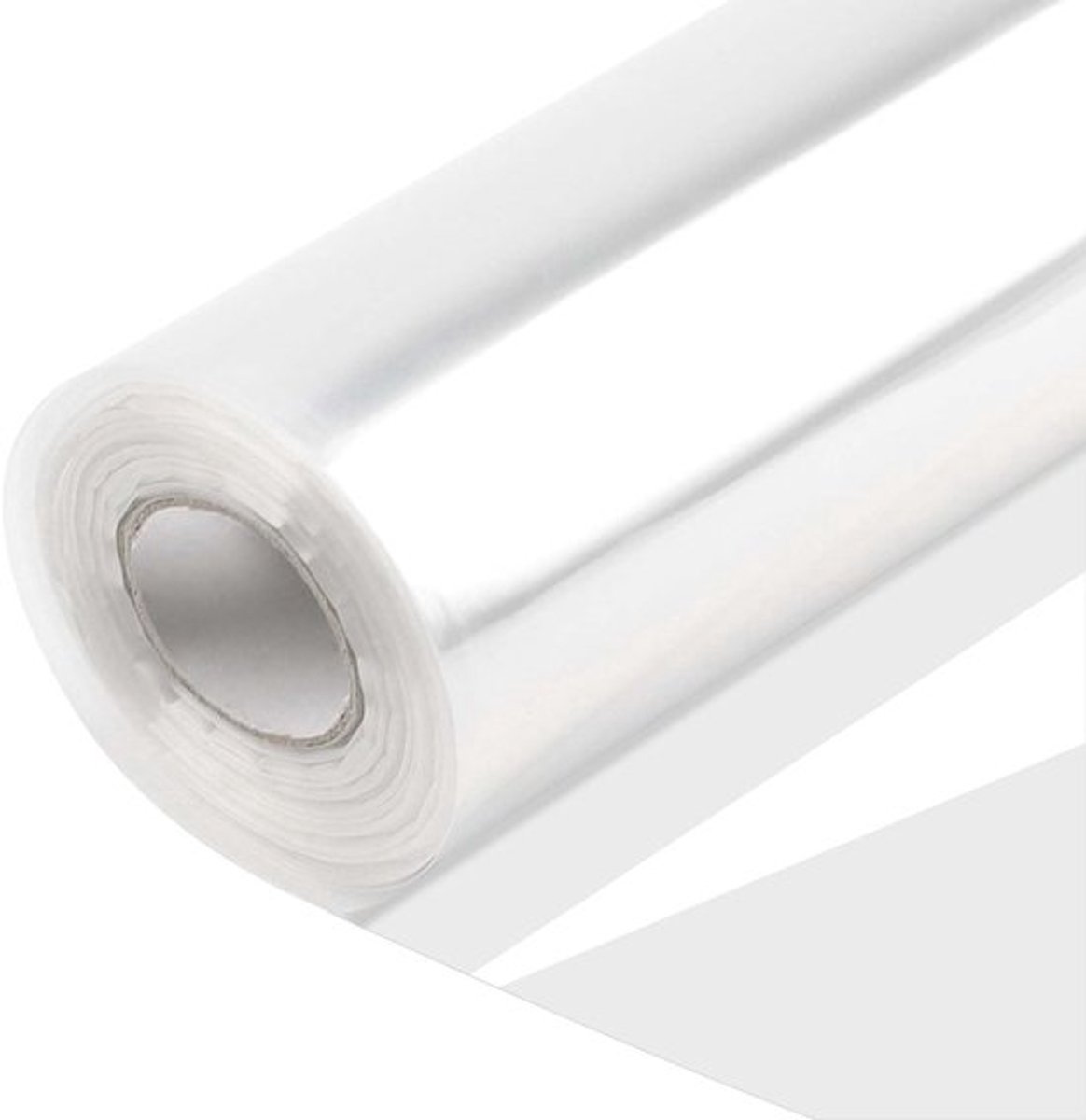 2 Rollen Doorzichtige Cellofaanwikkelrol 80 cm × 50 m - Transparant Inpakpapier voor Cadeaus, Bloemen en Mandjes